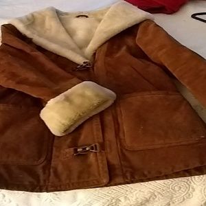 Marlboro womens suede coat